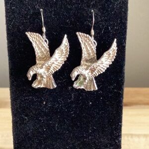 Silver earrings     J